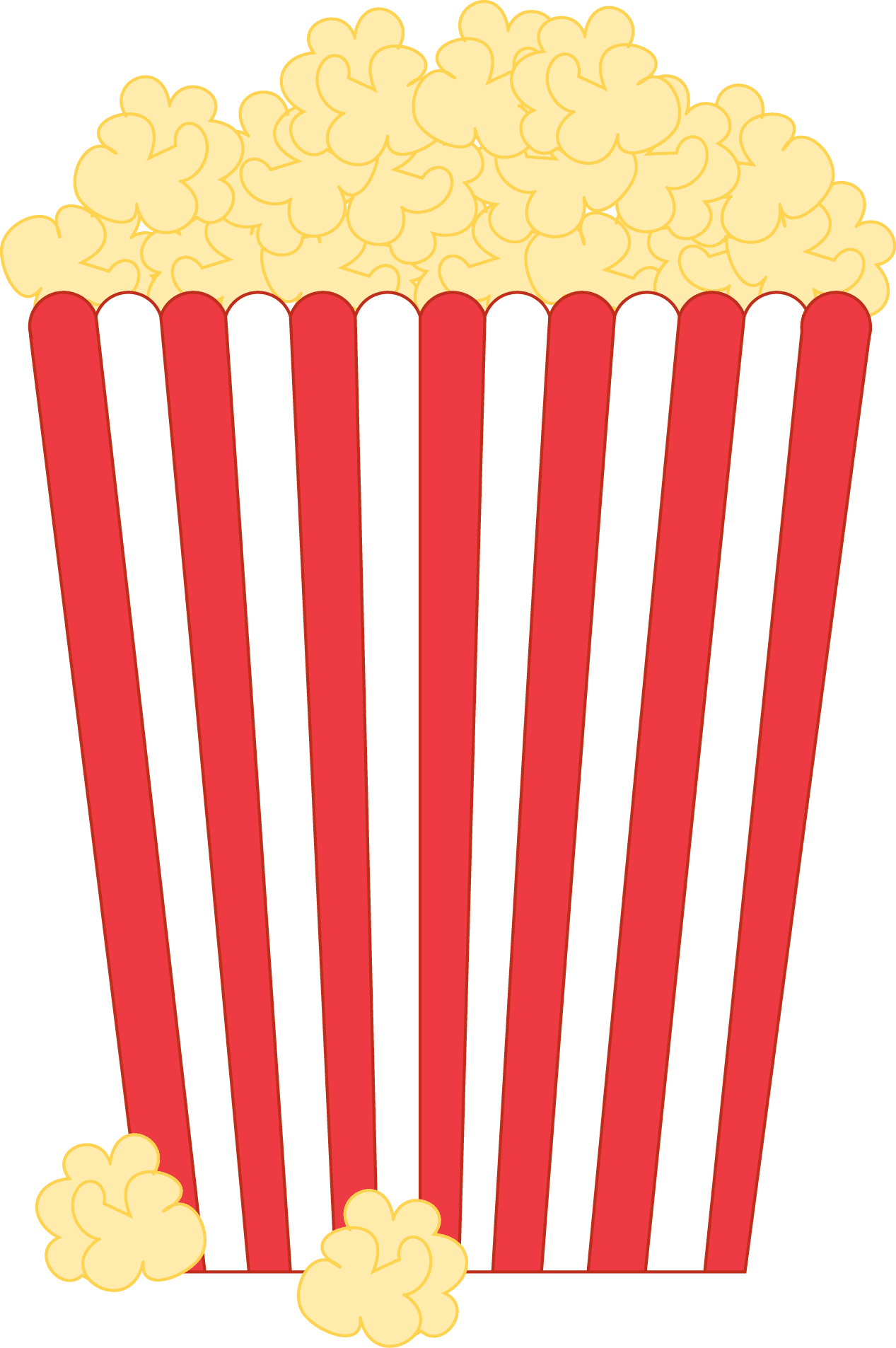 Popcorn create eye catching designs with carnival sign cliparts clip art