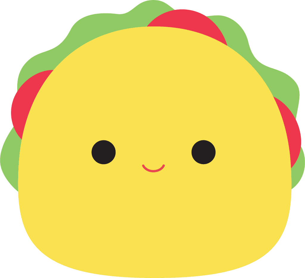 Taco squishmallows clipart clip art