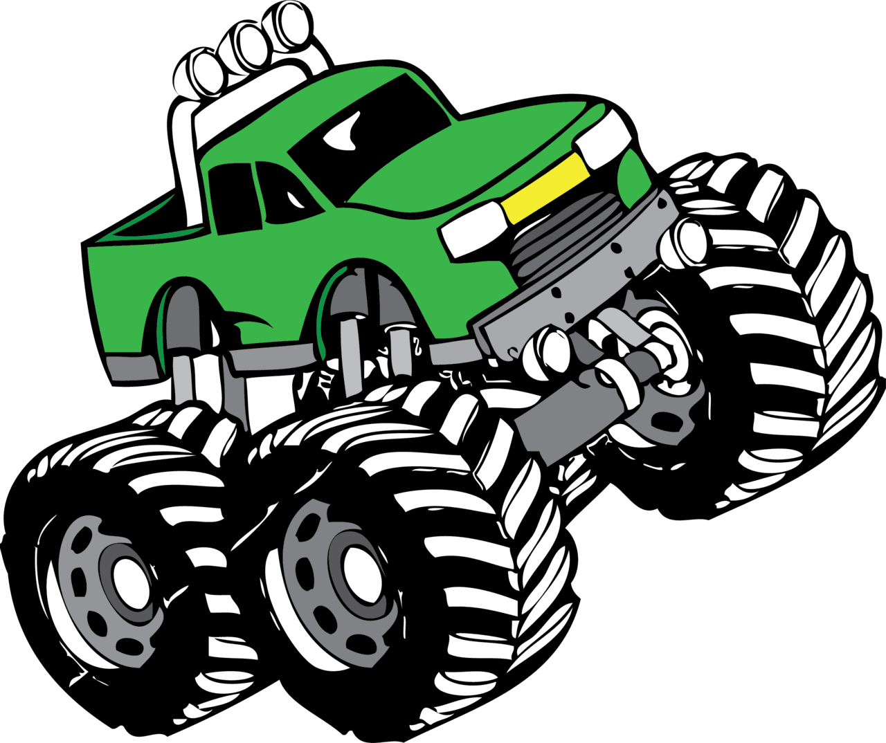 Cars monster truck clipart panda images