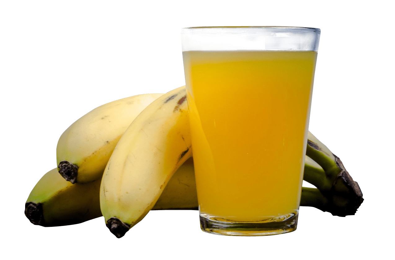 Banana juice clipart transparent