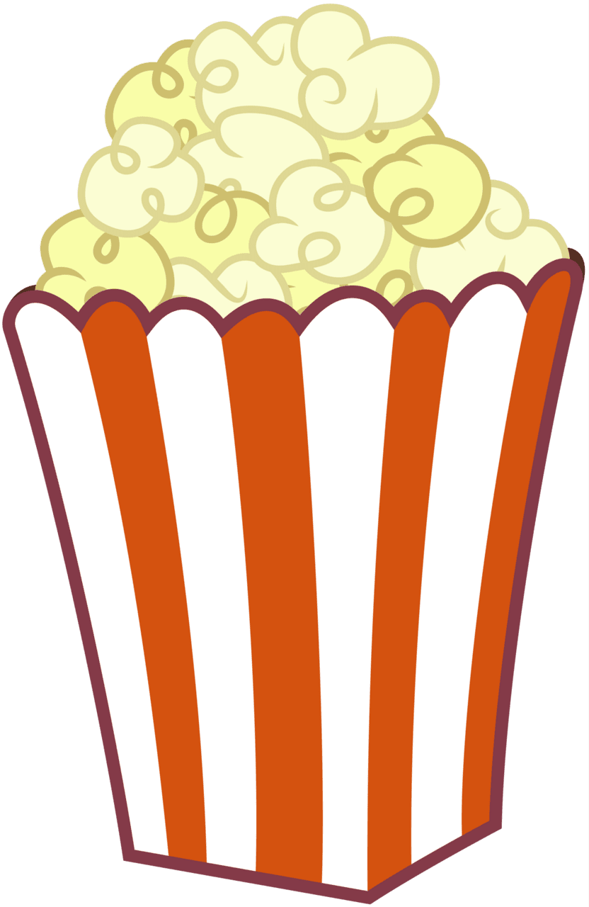 Popcorn pin page clipart logo