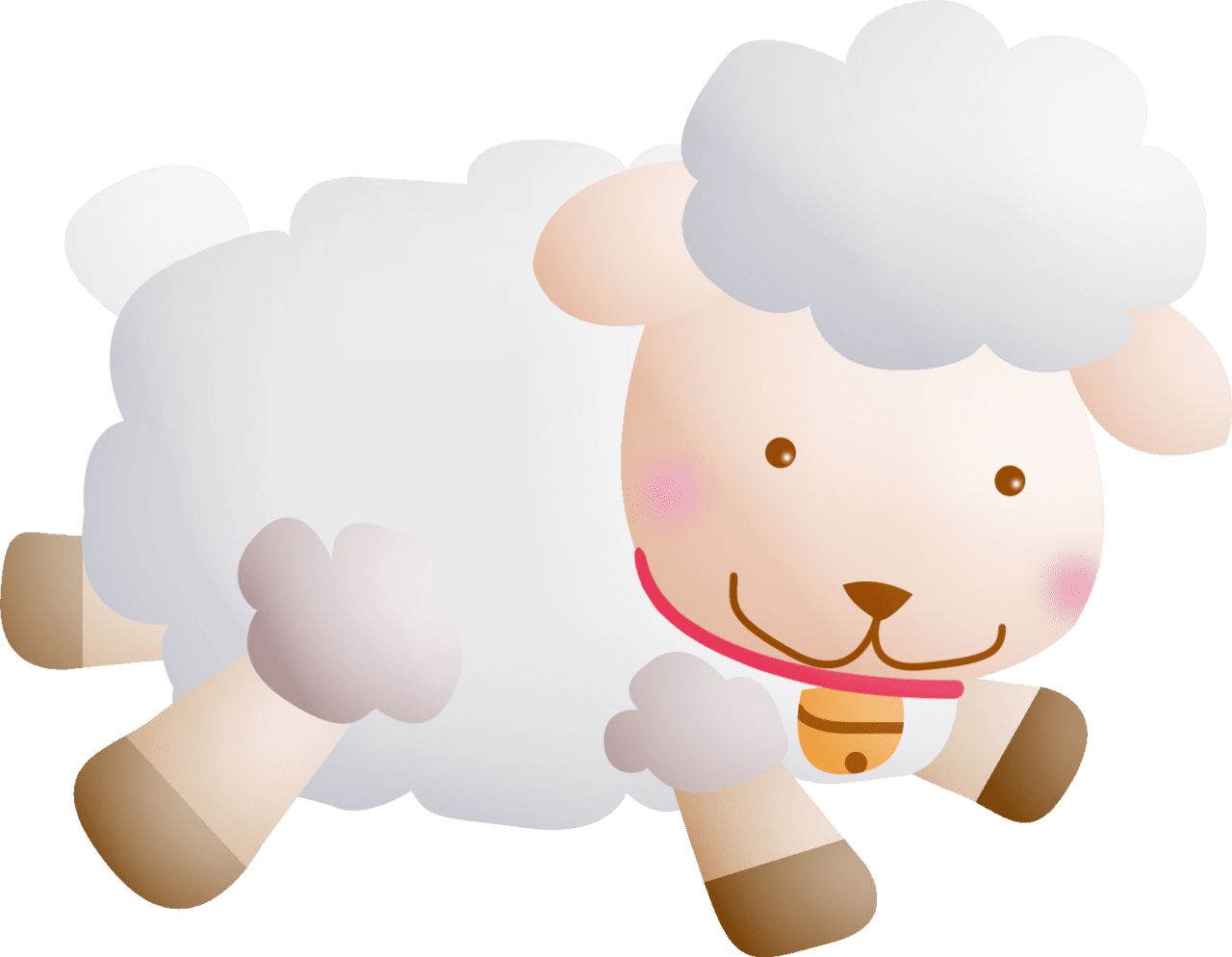 Sheep pin page clipart picture 4