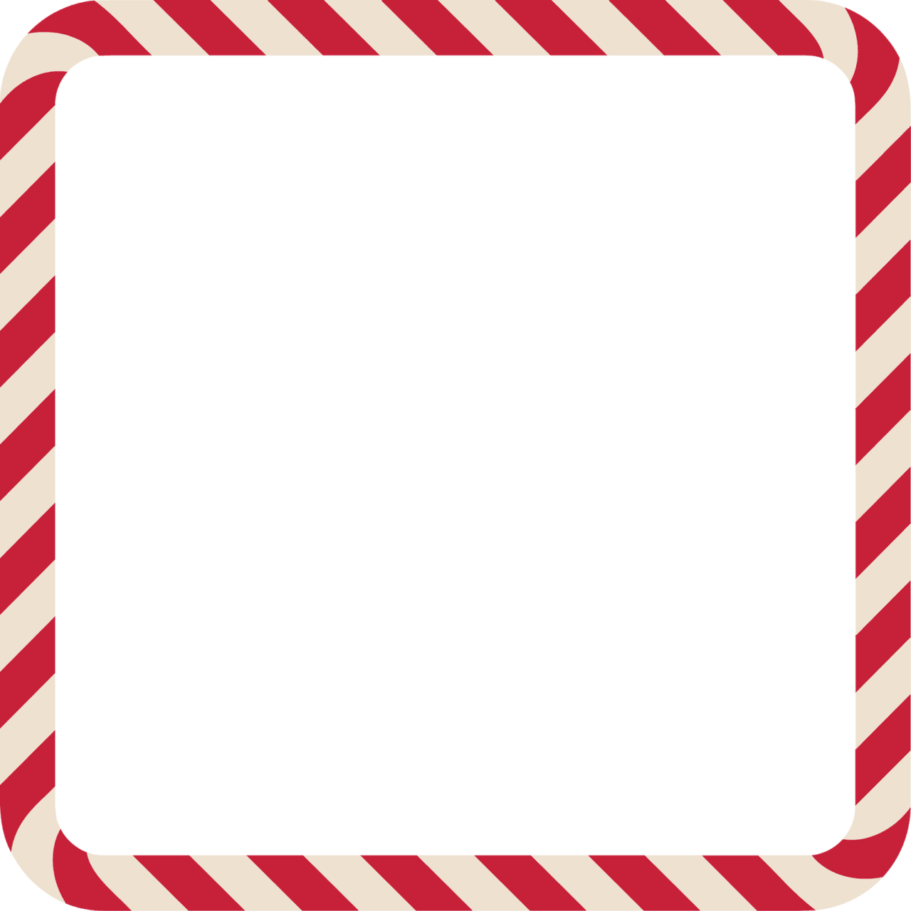 Candy cane frames bies clipart vector