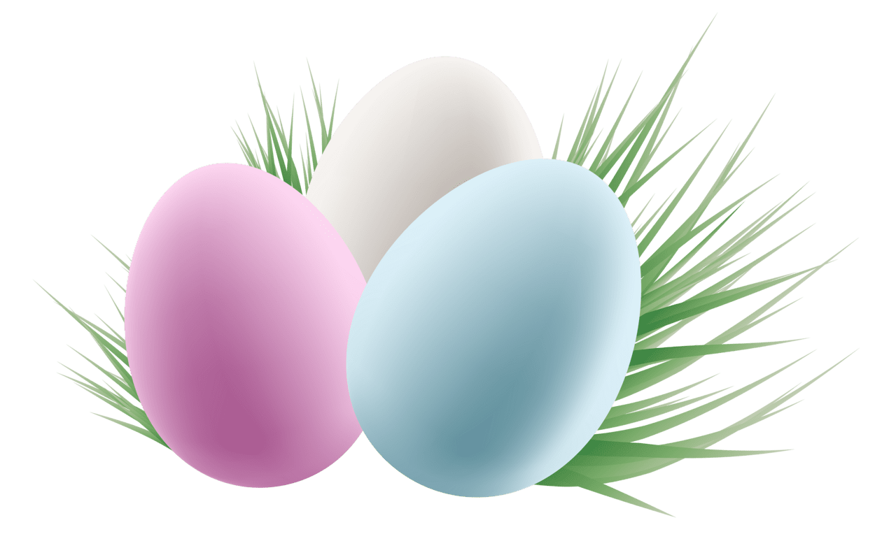 Easter egg and grass clipart picture 2