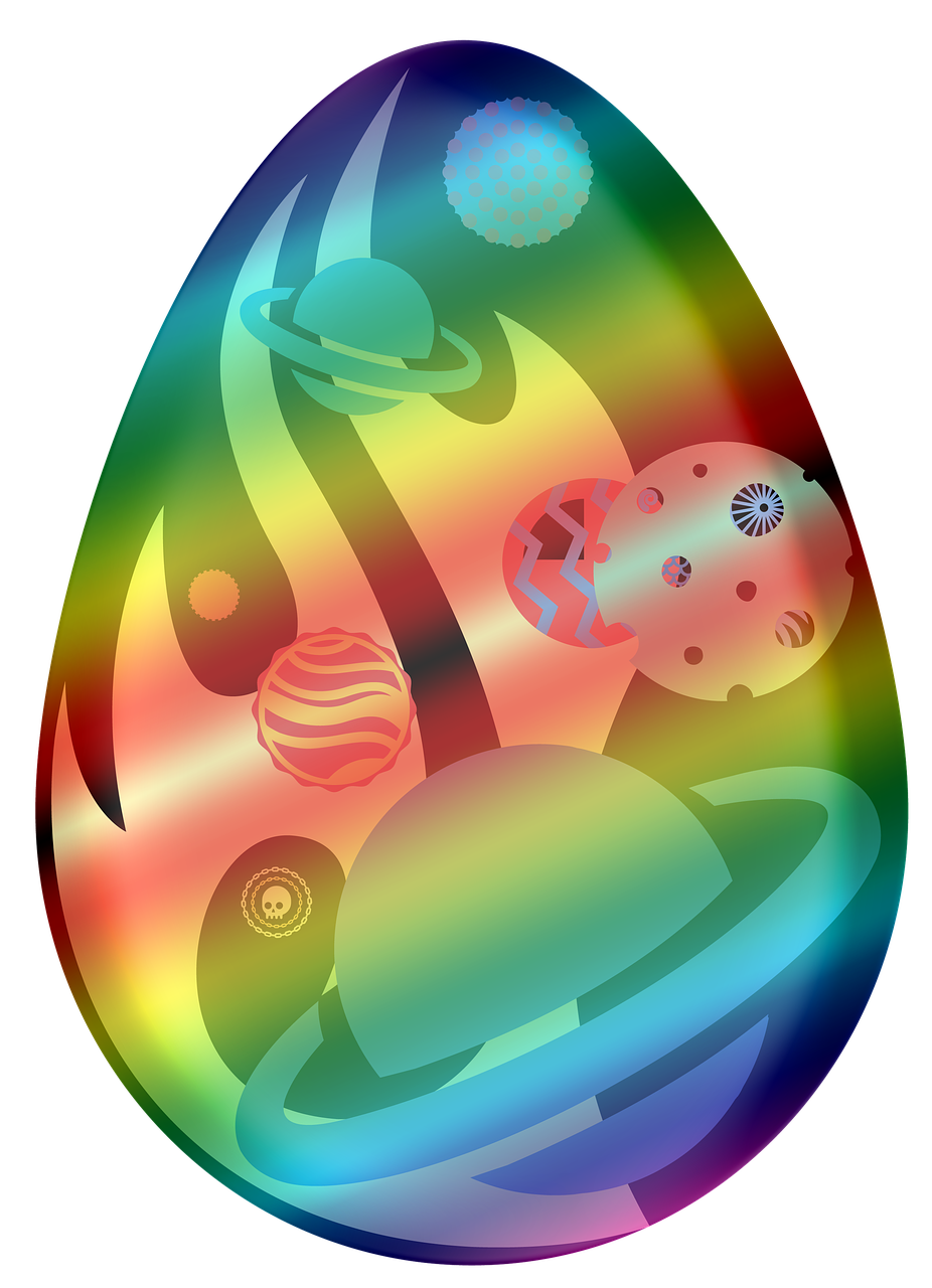 Clipart easter egg outer space image