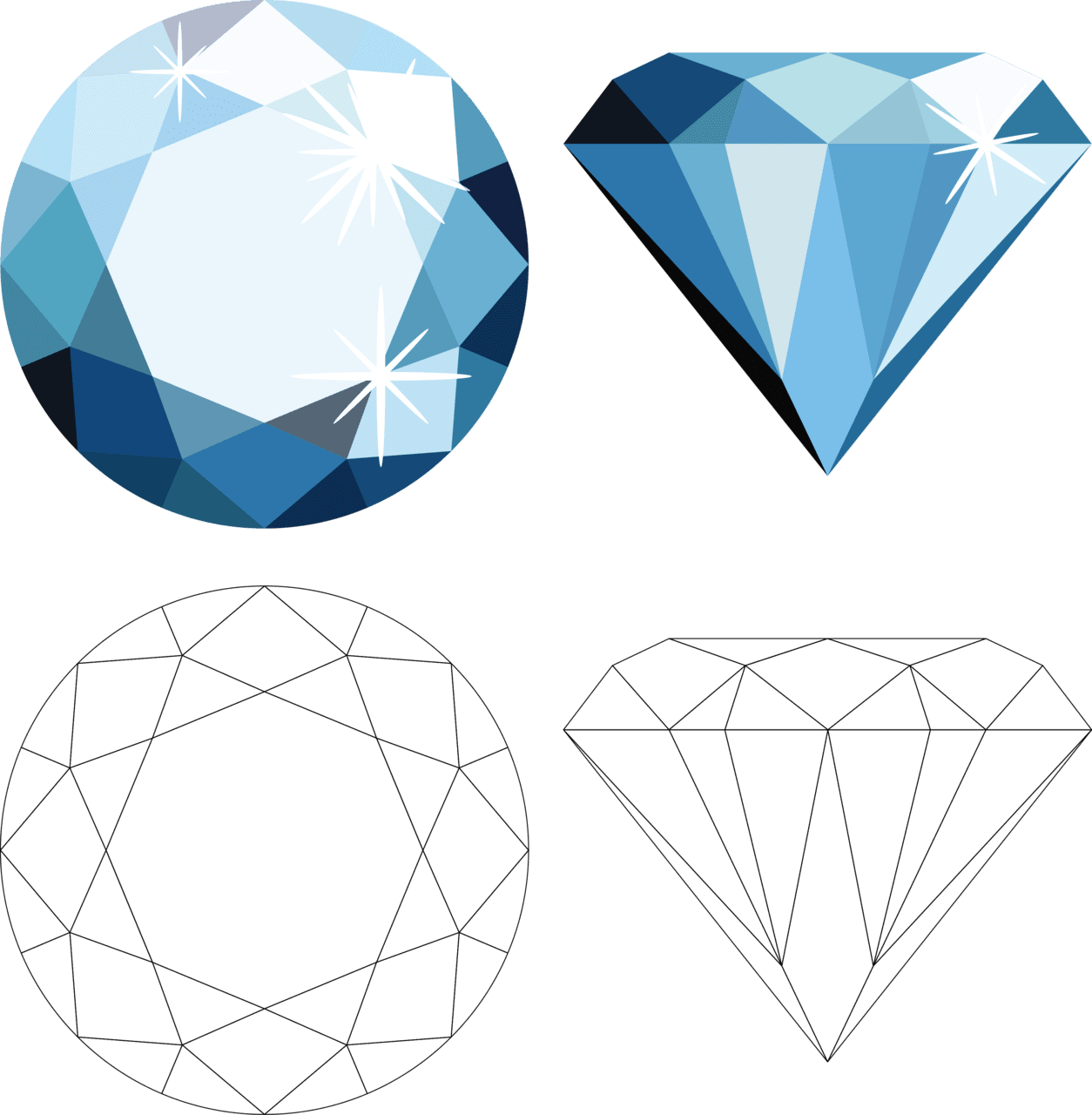 Vector diamond photography sparkling xchng clipart fre