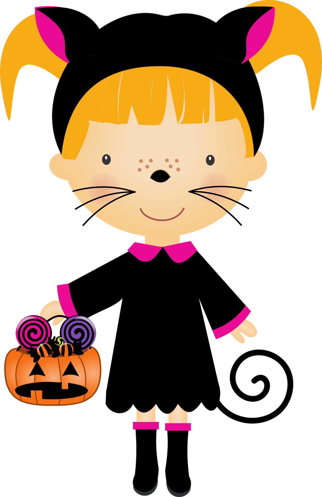 Happy halloween clipart de ni os disfrazados para free