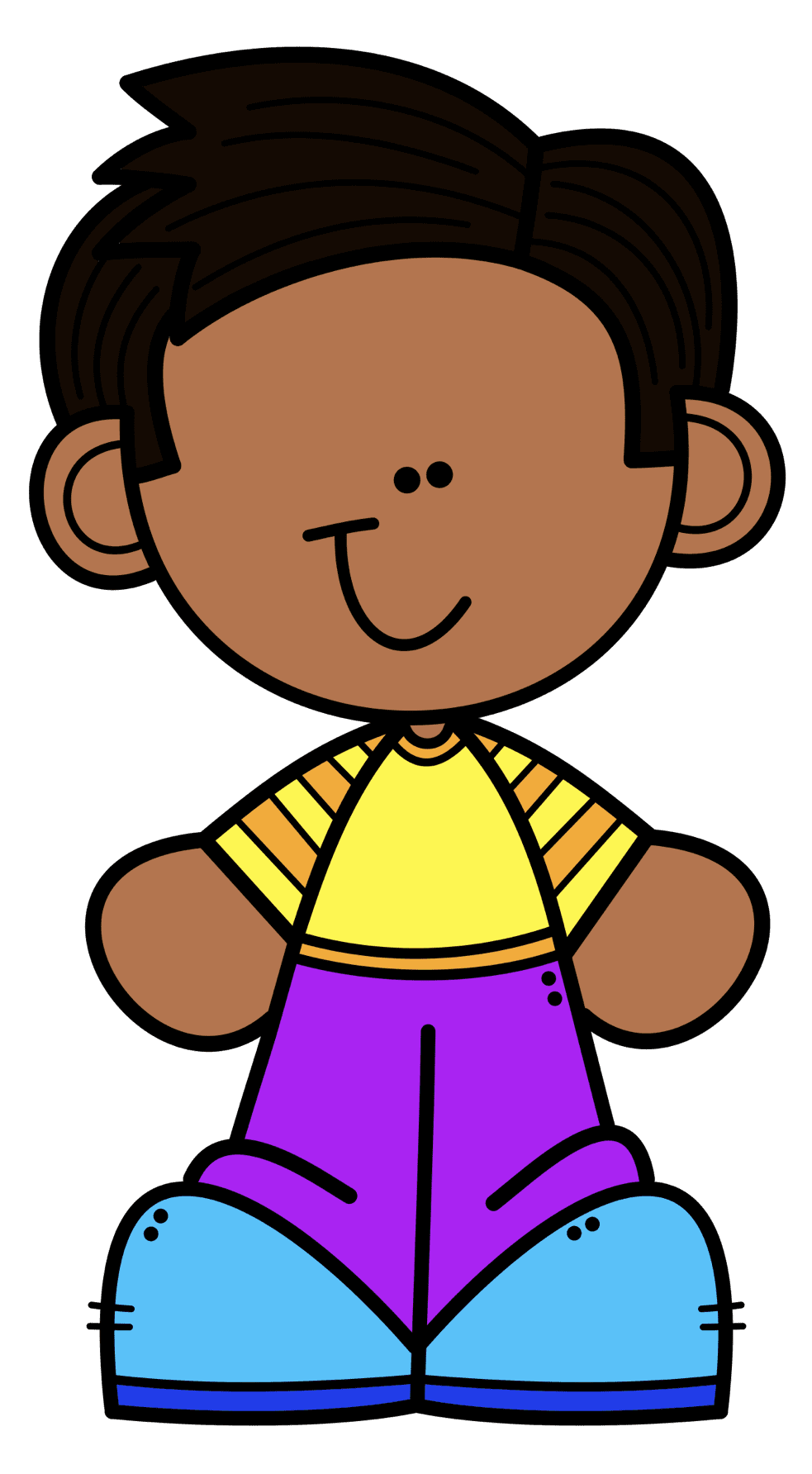 Children clipart kids boys ideas vector