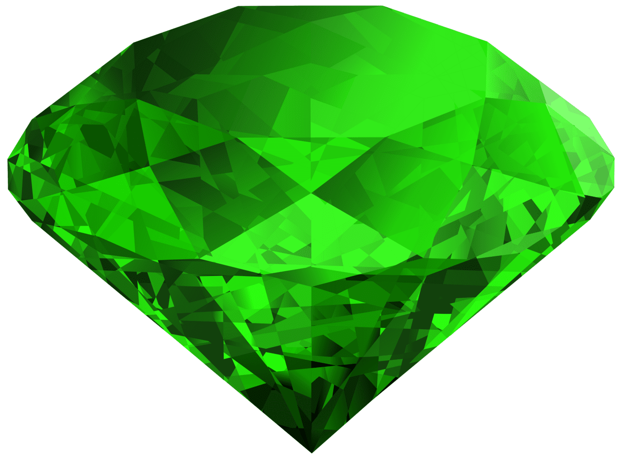 Diamond emerald clipart background