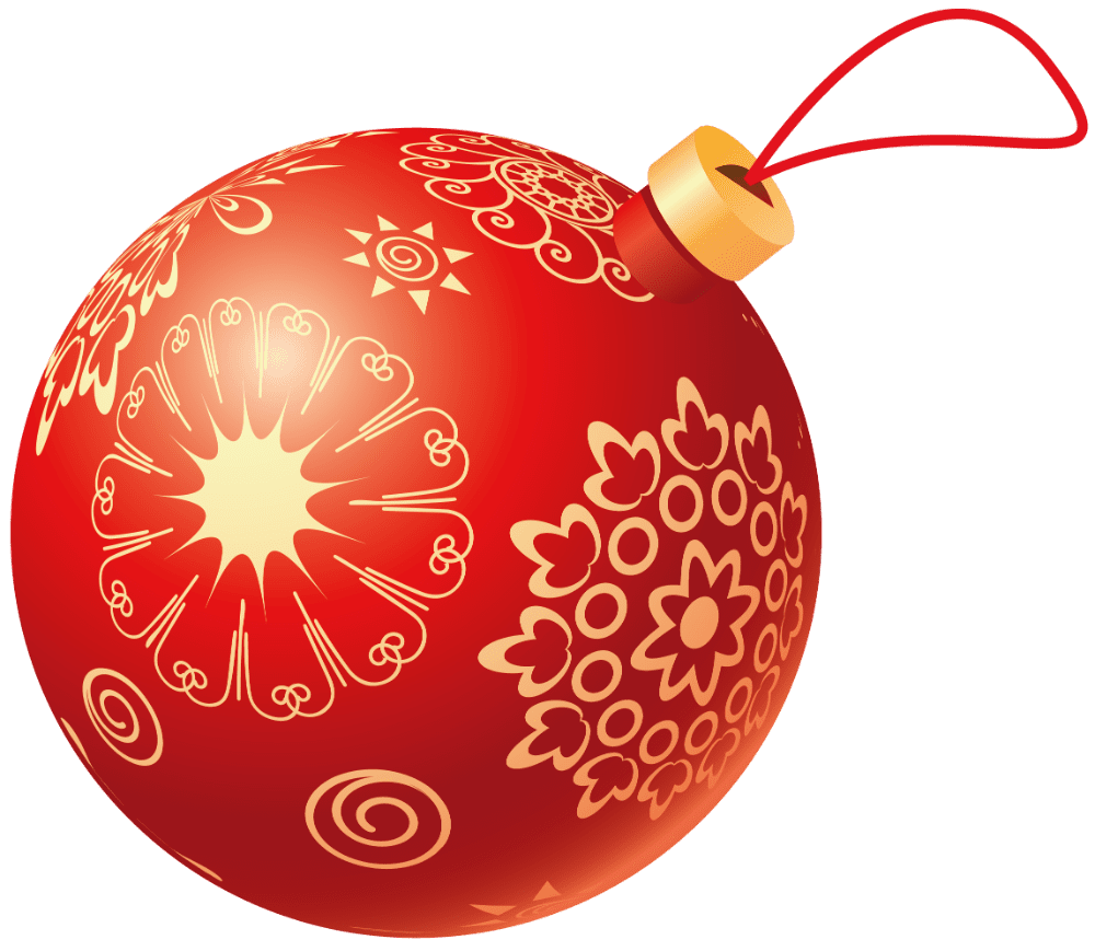 Christmas ornament clipart orange for review image