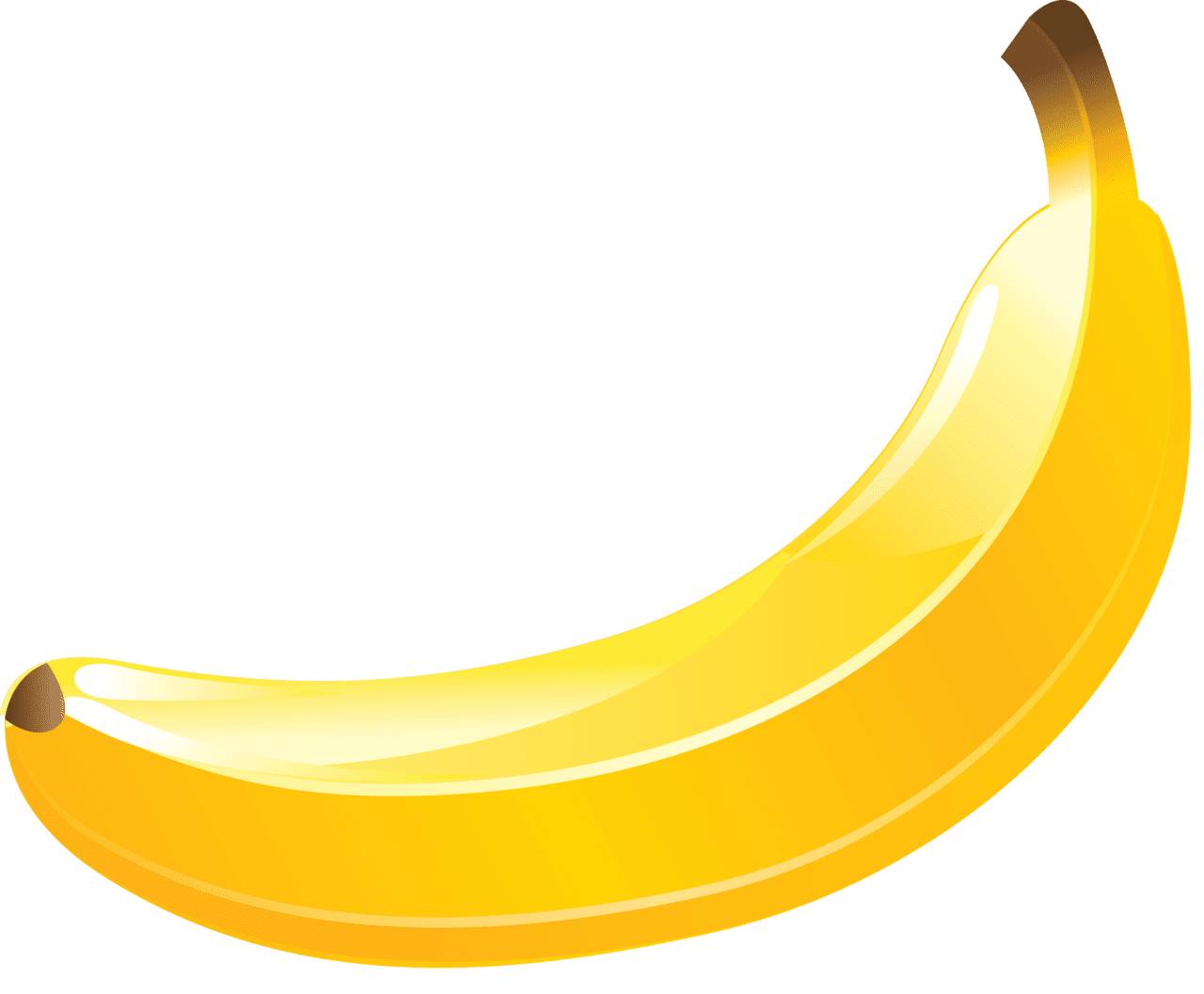 Banana clipart vector 2