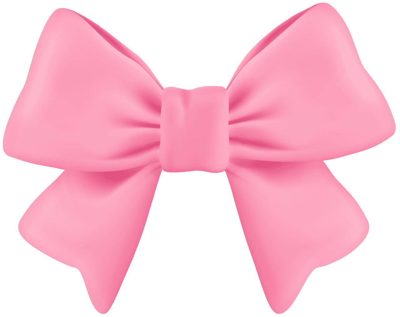 Pink bow clipart free