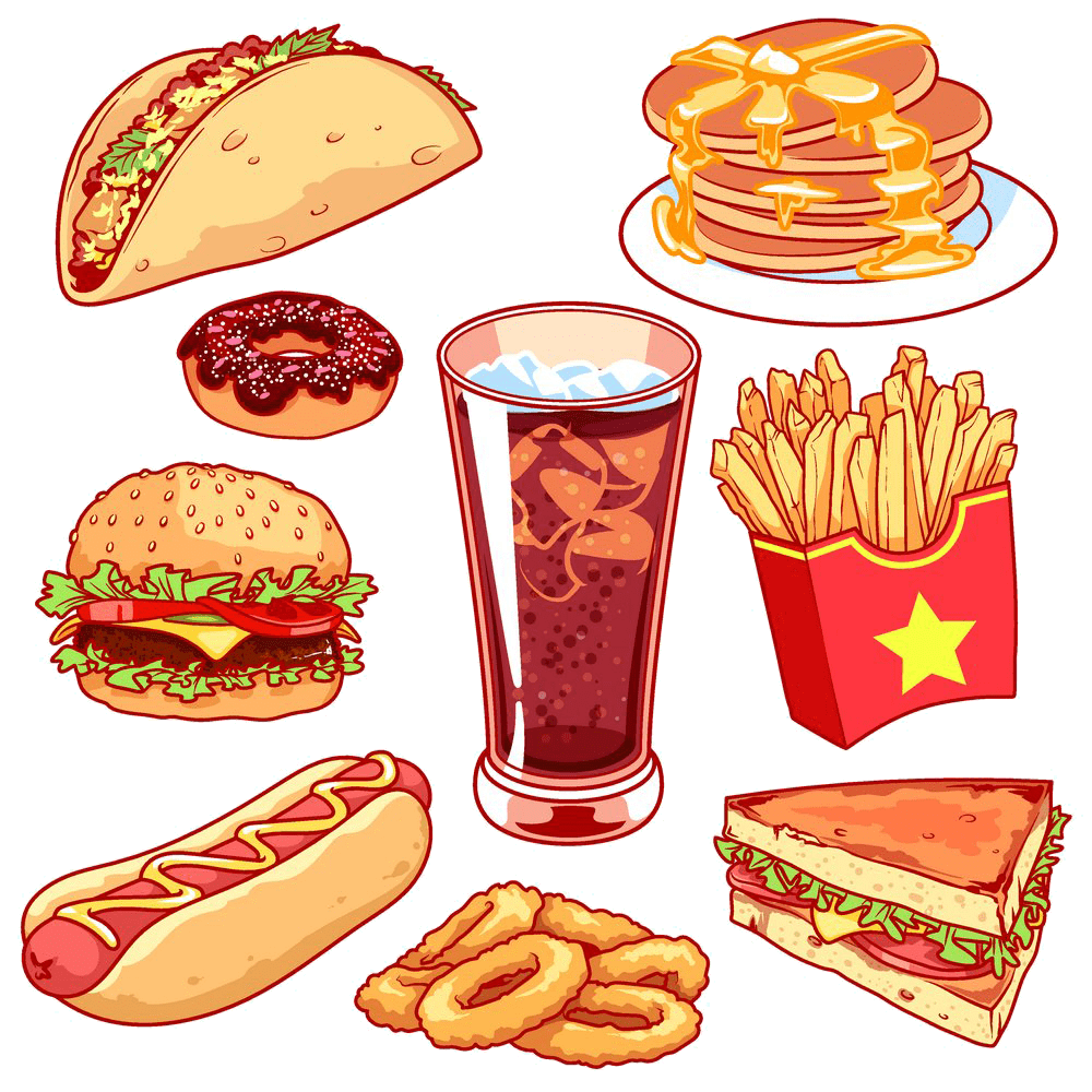 Hot dog pin by alex silva coisas para usar food cartoon set vector fast clipart