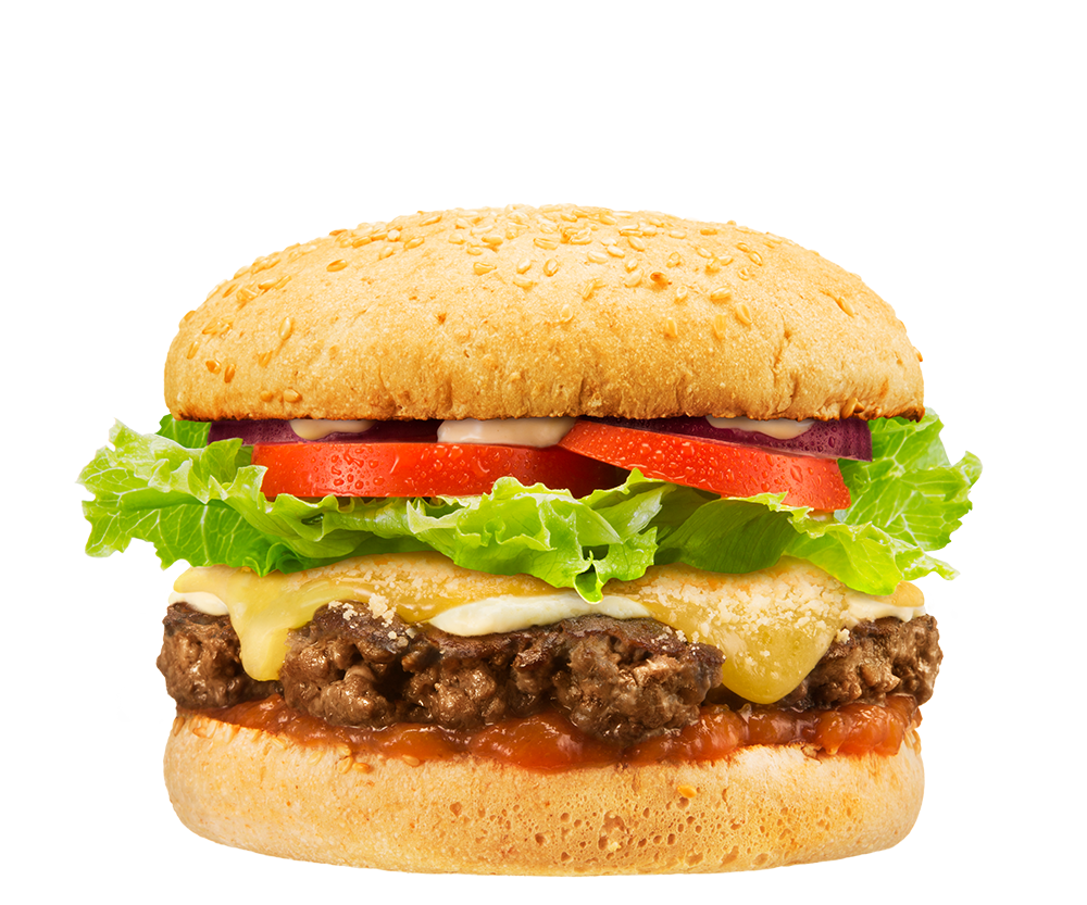 Hamburger burger cheese classic clipart transparent