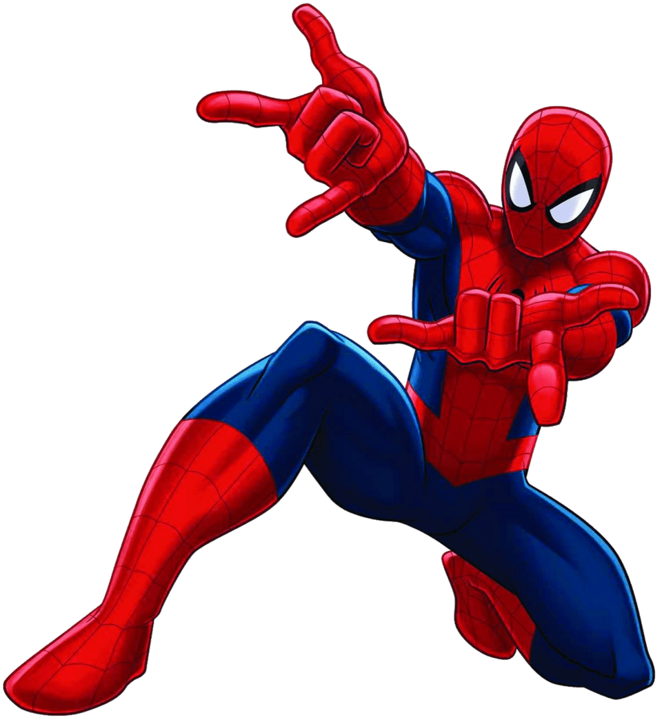 Spiderman clipart transparent