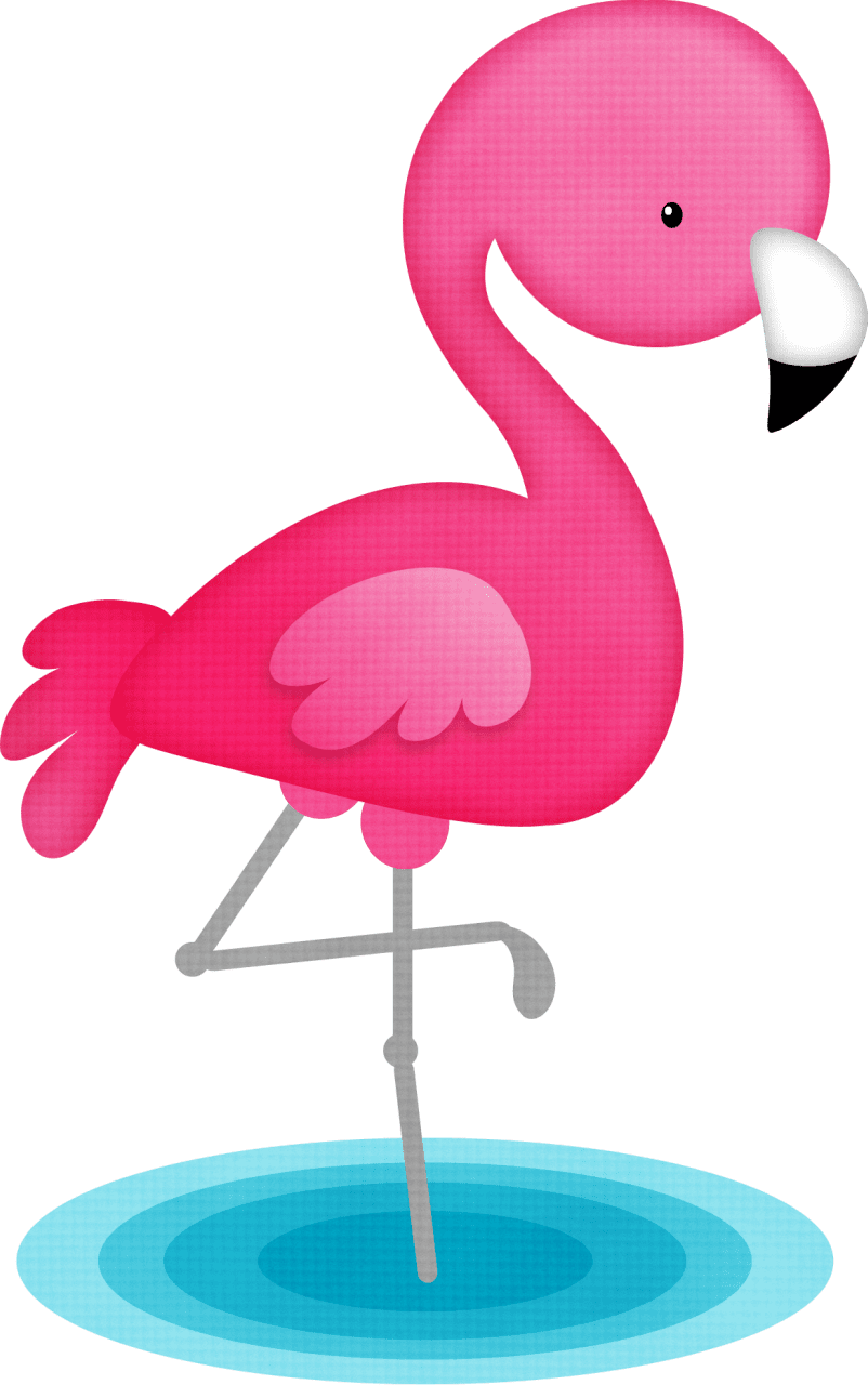 Flamingo pin page clipart logo