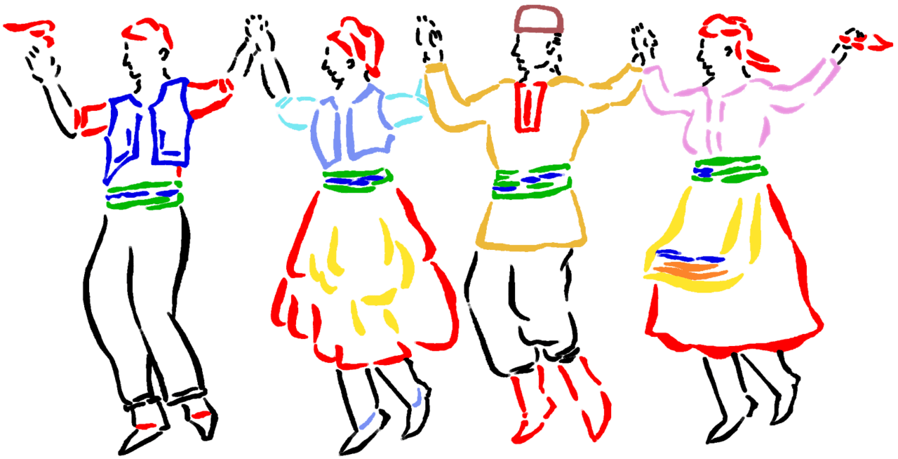 Dance pin page clipart image 2