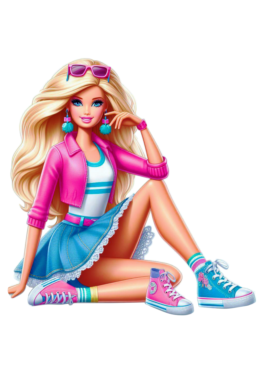 Boneca barbie adolescente brinquedo infantil clipart background