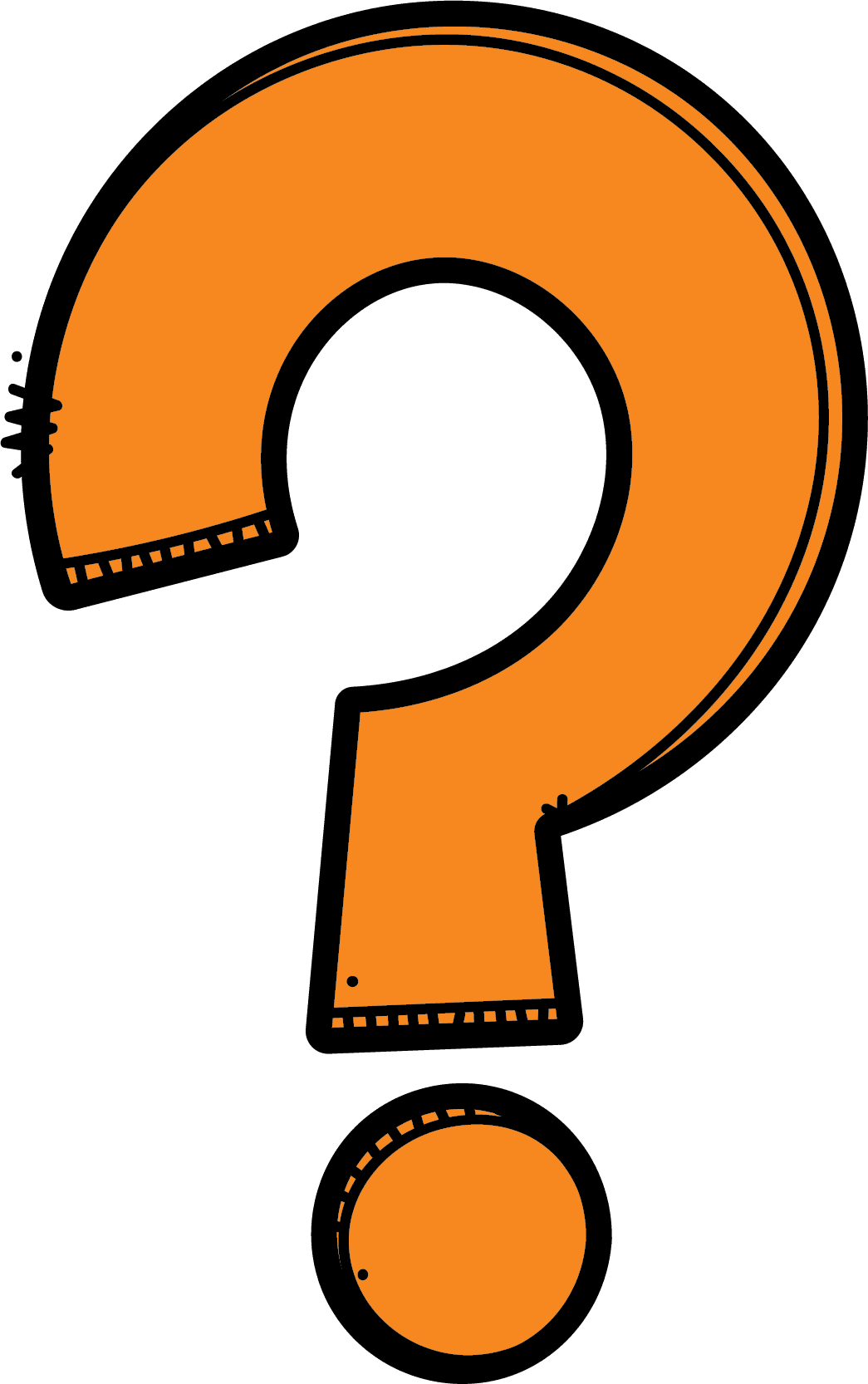 Question mark pin page clipart background