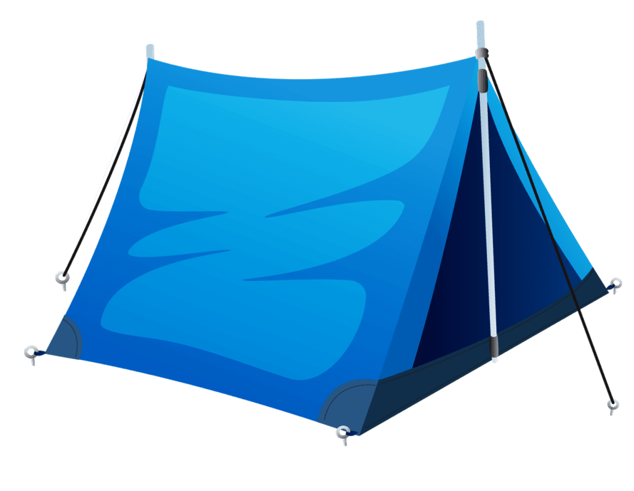 Camping page clipart vector