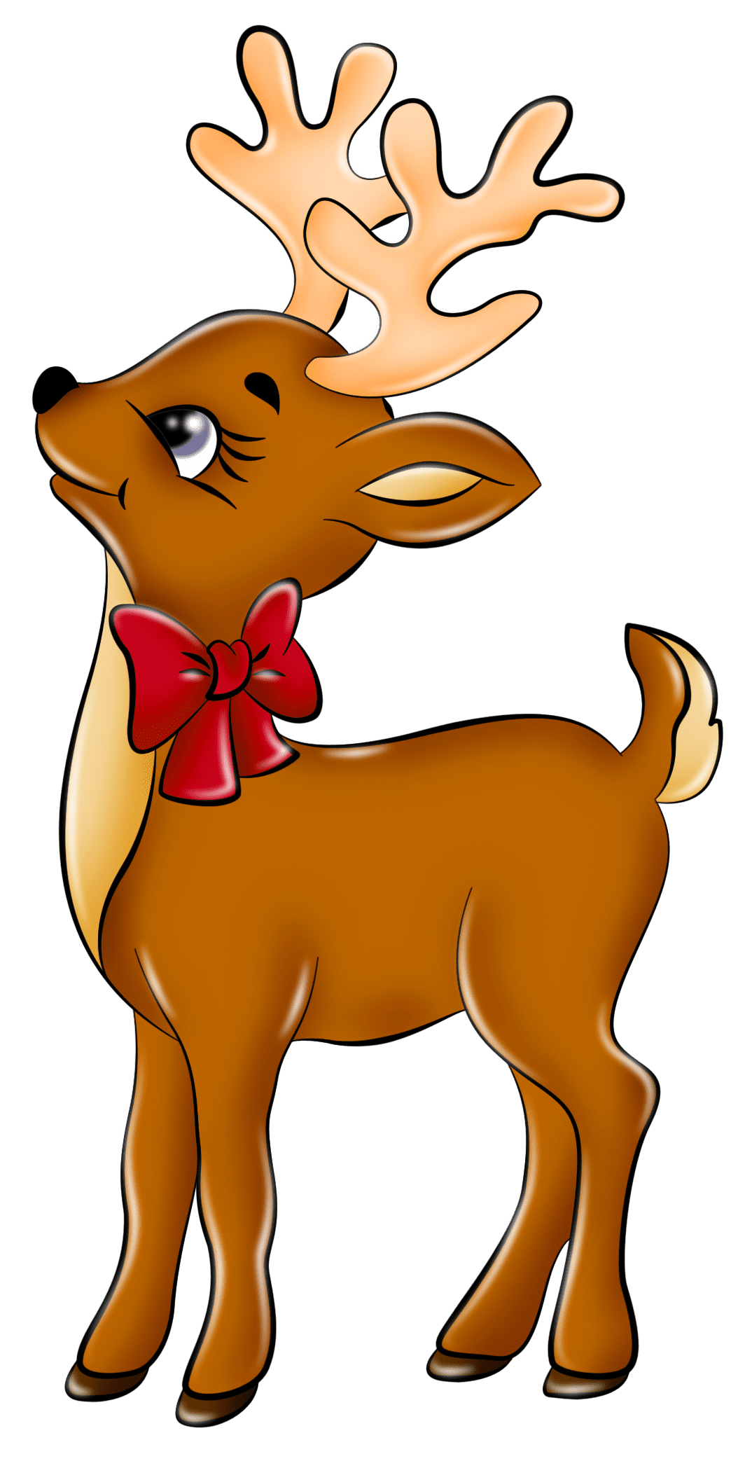 Santa claus drawing transprent deer tail rein clea kis clipart background