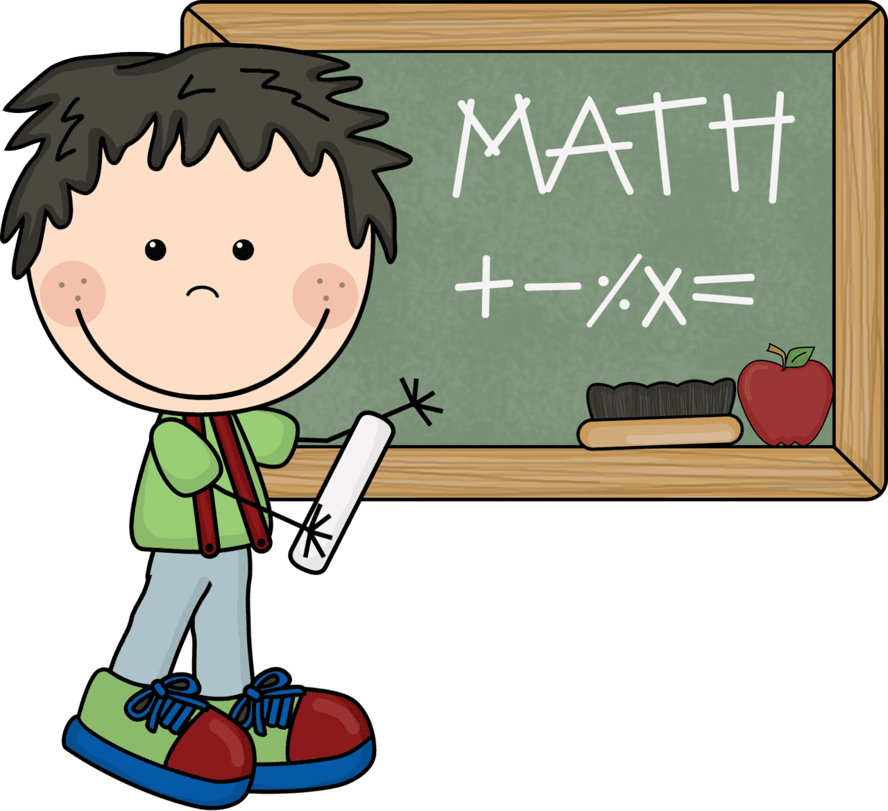 Library background math clipart