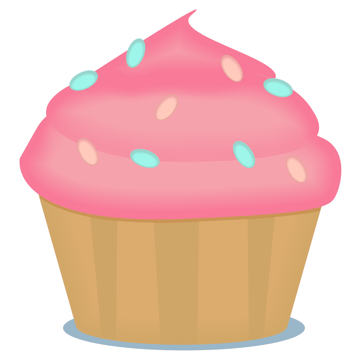 Cupcake flyer designs clipart logo