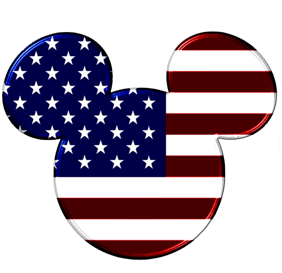 4th of july pin by sam miller air force disney clipart mickey mouse head picture