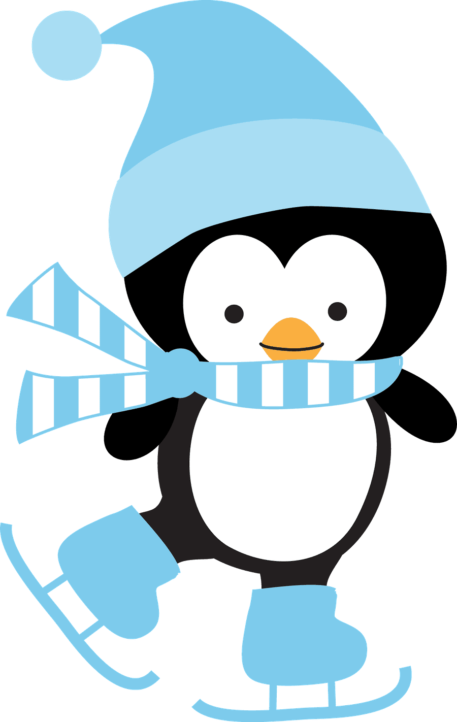 Penguin pin page clipart clip art