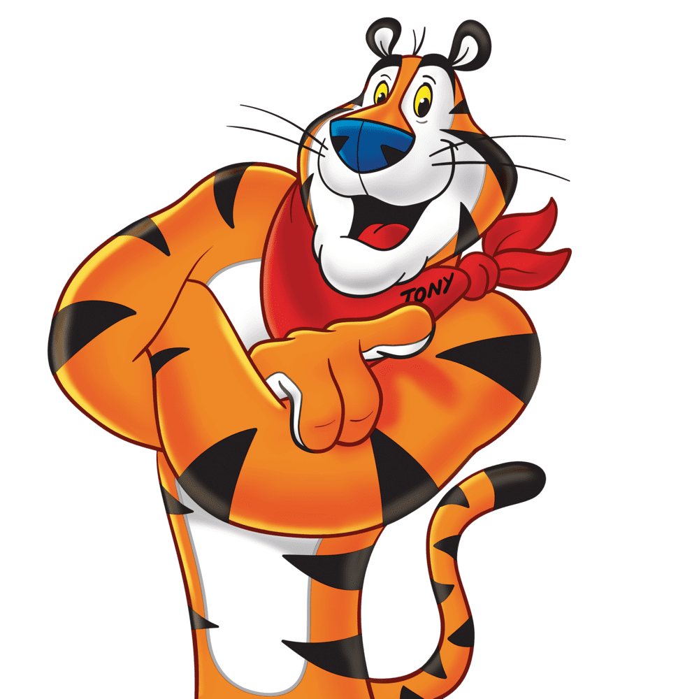 Tiger pin page clipart background