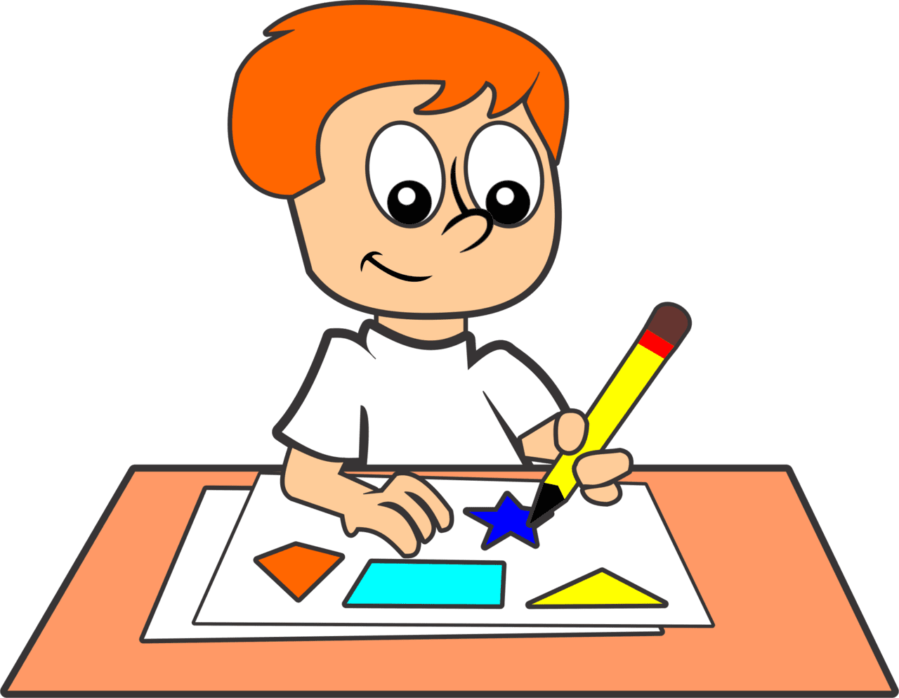 Time filler math activity clipart image
