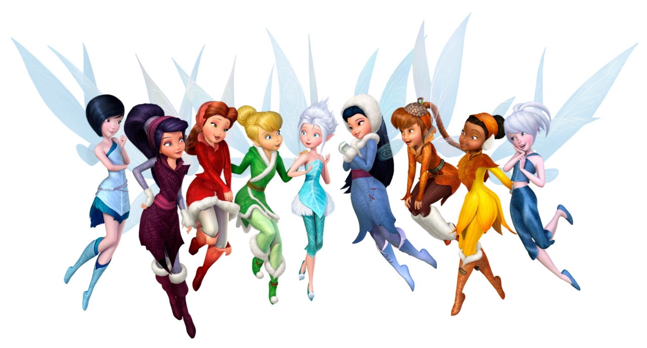 Disney tinkerbell and fairies clipart transparent