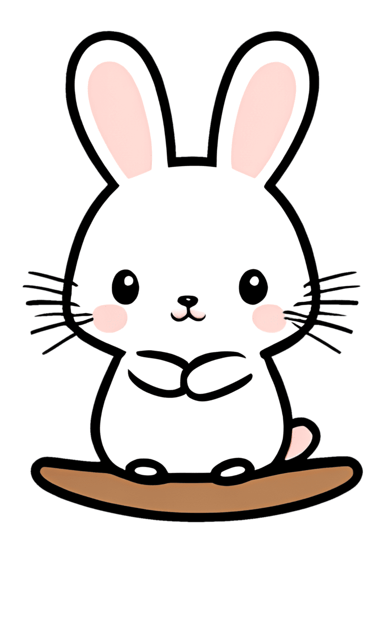 Rabbit hamster bunny clipart picture