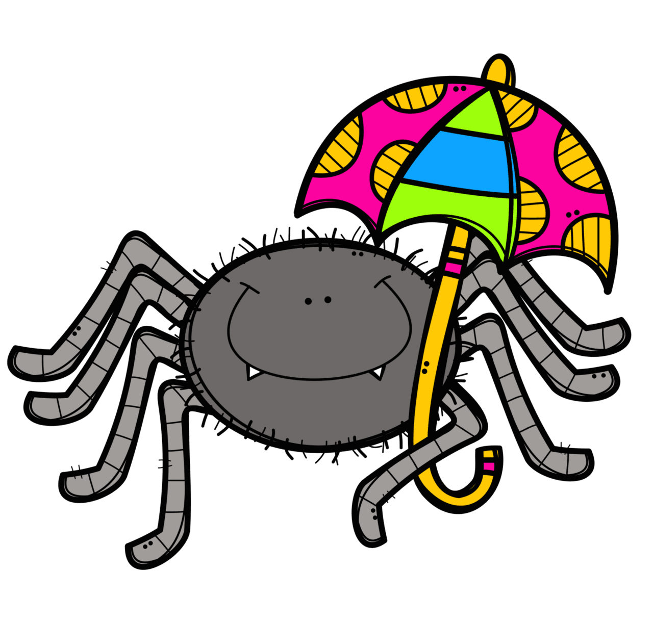 Spider pin page clipart transparent 2