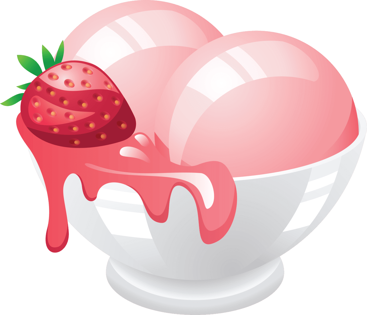 Strawberry ice cream image hq fre img clipart