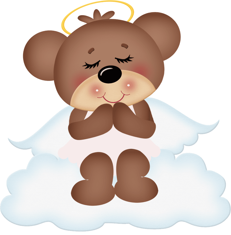 Bear pin page clipart logo