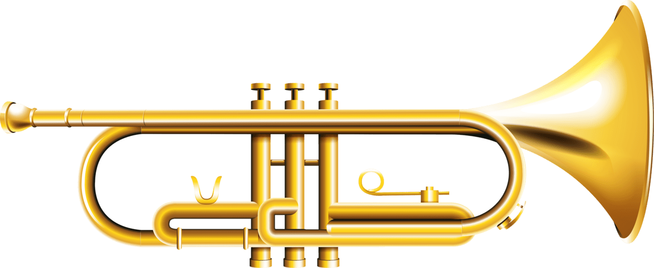 Music trumpet image for clipart