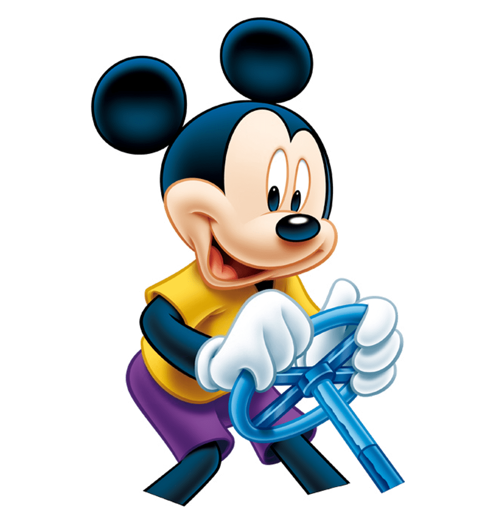 Mickey mouse driving clipart clip art