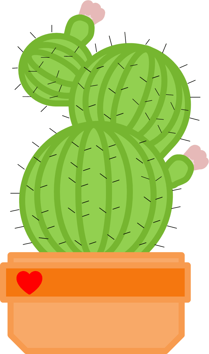 Cactus clipart background 2