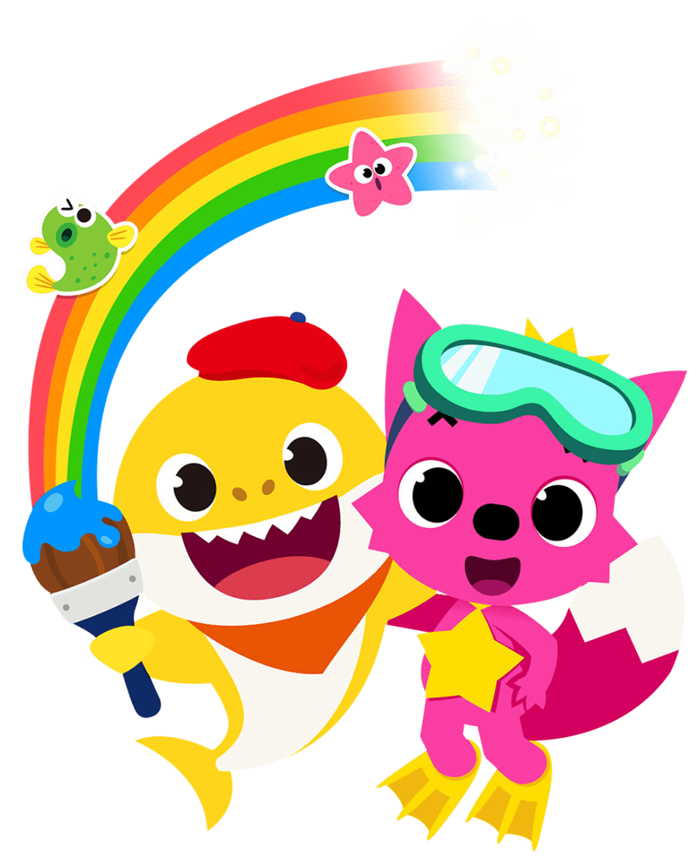 Baby shark pinkfong clipart vector