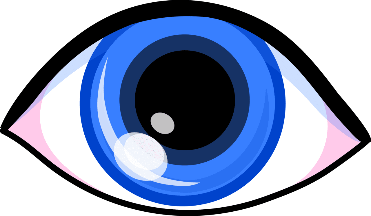 Clipart blue eye logo