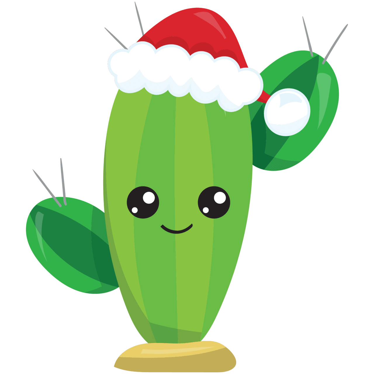 Cactus pin page clipart image 2