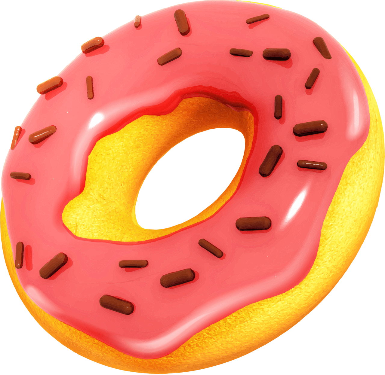 Donut pin page clipart photo