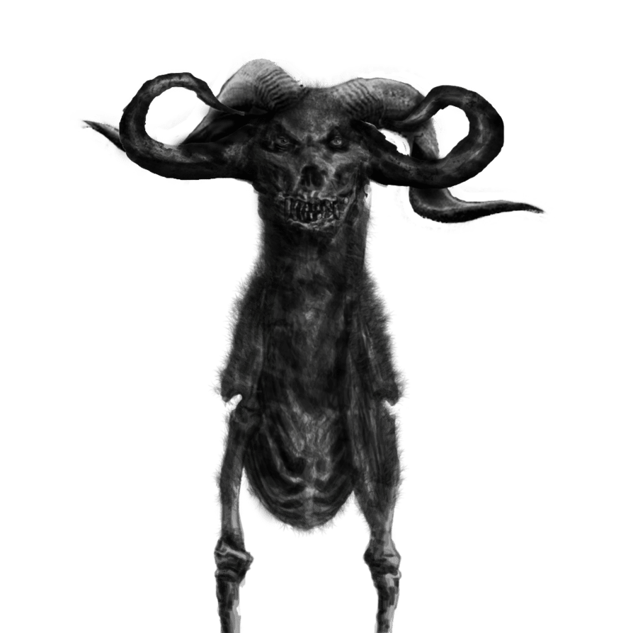 Goat demon clipart free