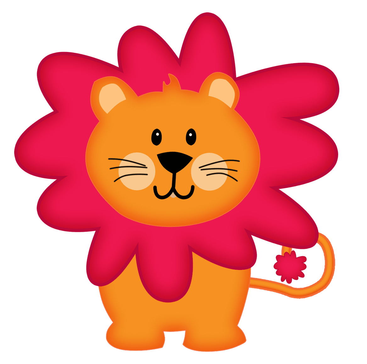 Lion de safari clipart image