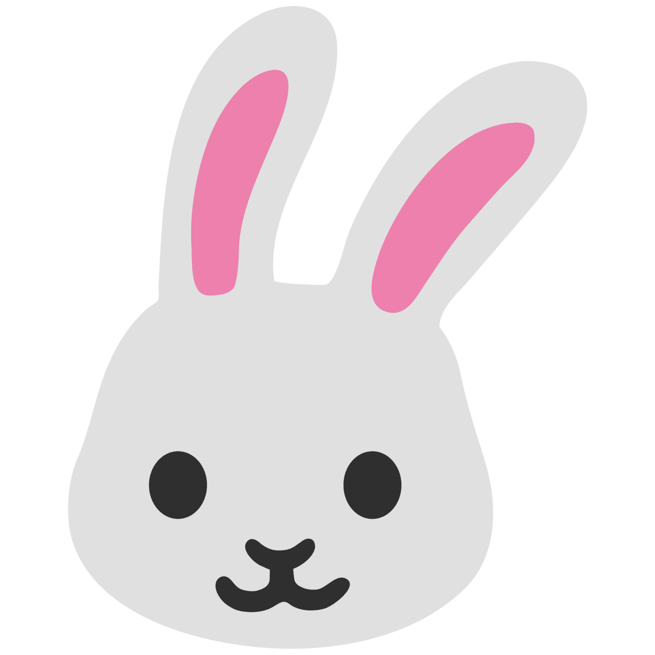 Bunny rabbit mouth image clipart