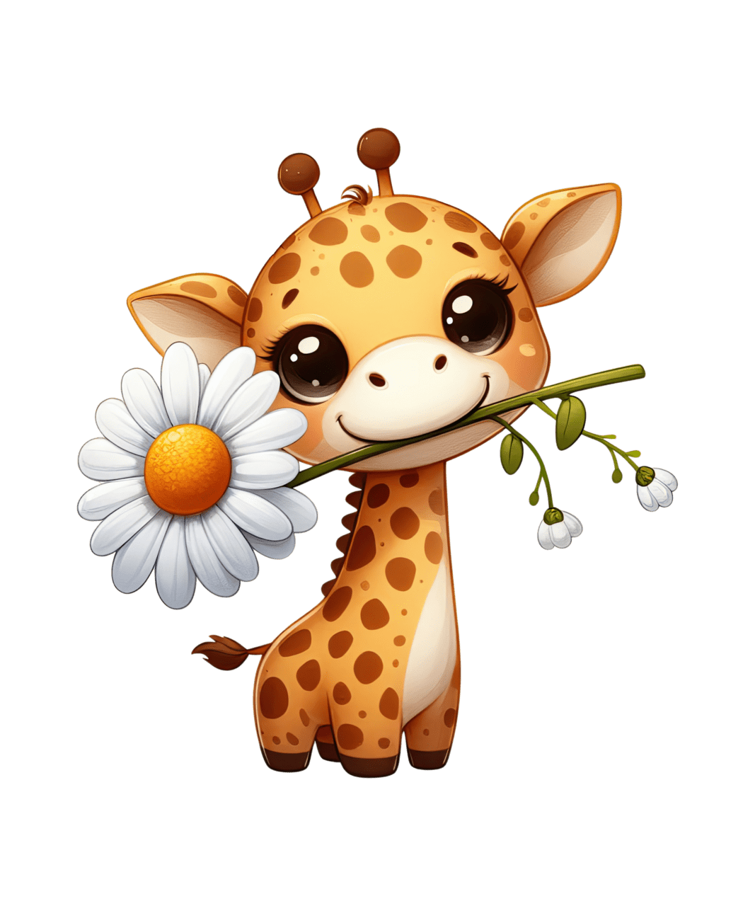 Pin by carmen ilustraci infantil in baby animal drawings cartoon giraffe cute clipart transparent