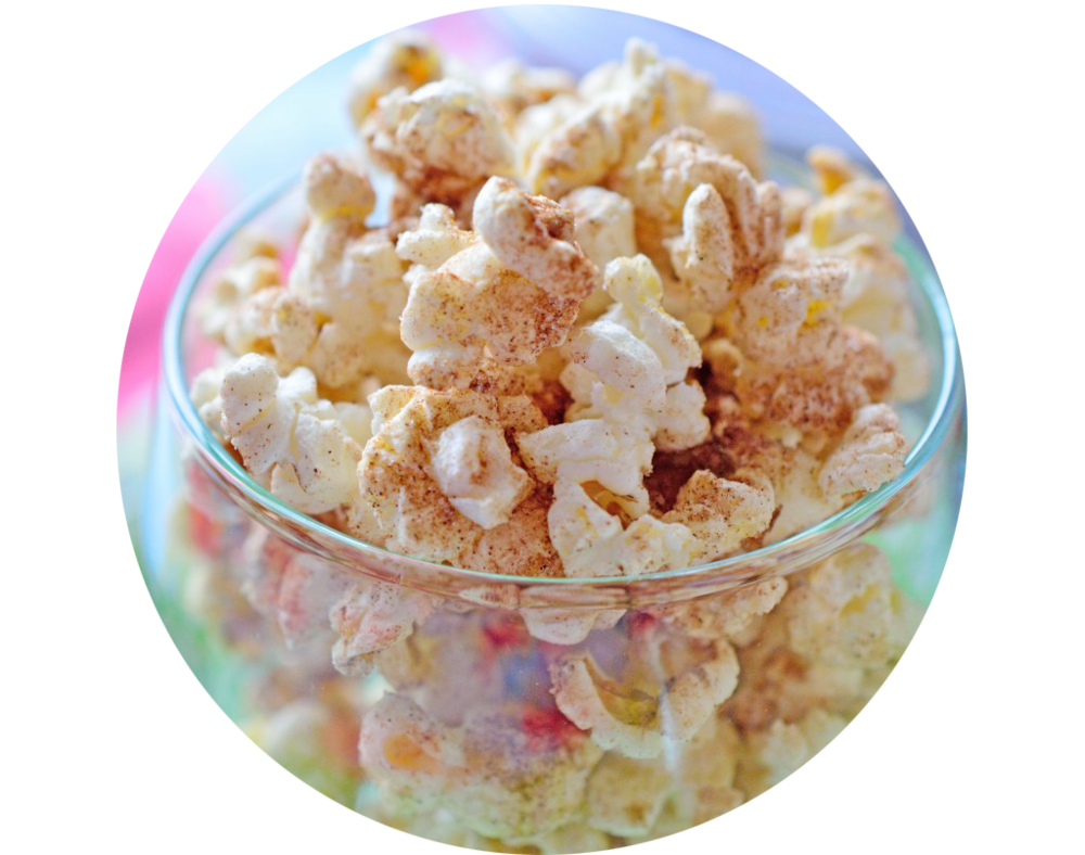 Namon sugar popcorn cook and bak snack recipes clipart picture