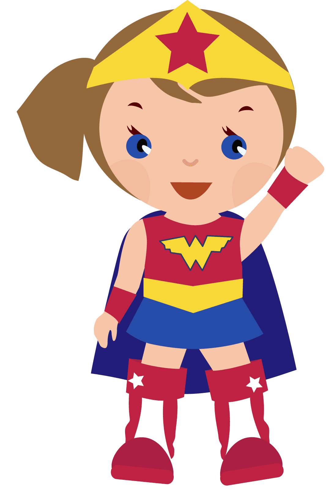 Children superhero girl super hero clipart images clipartcow printables