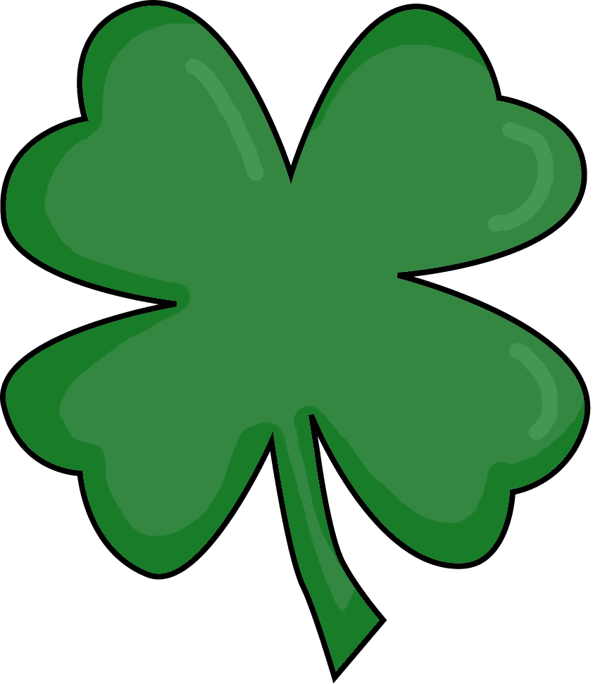 Leaf clover four clipart clipartfest transparent